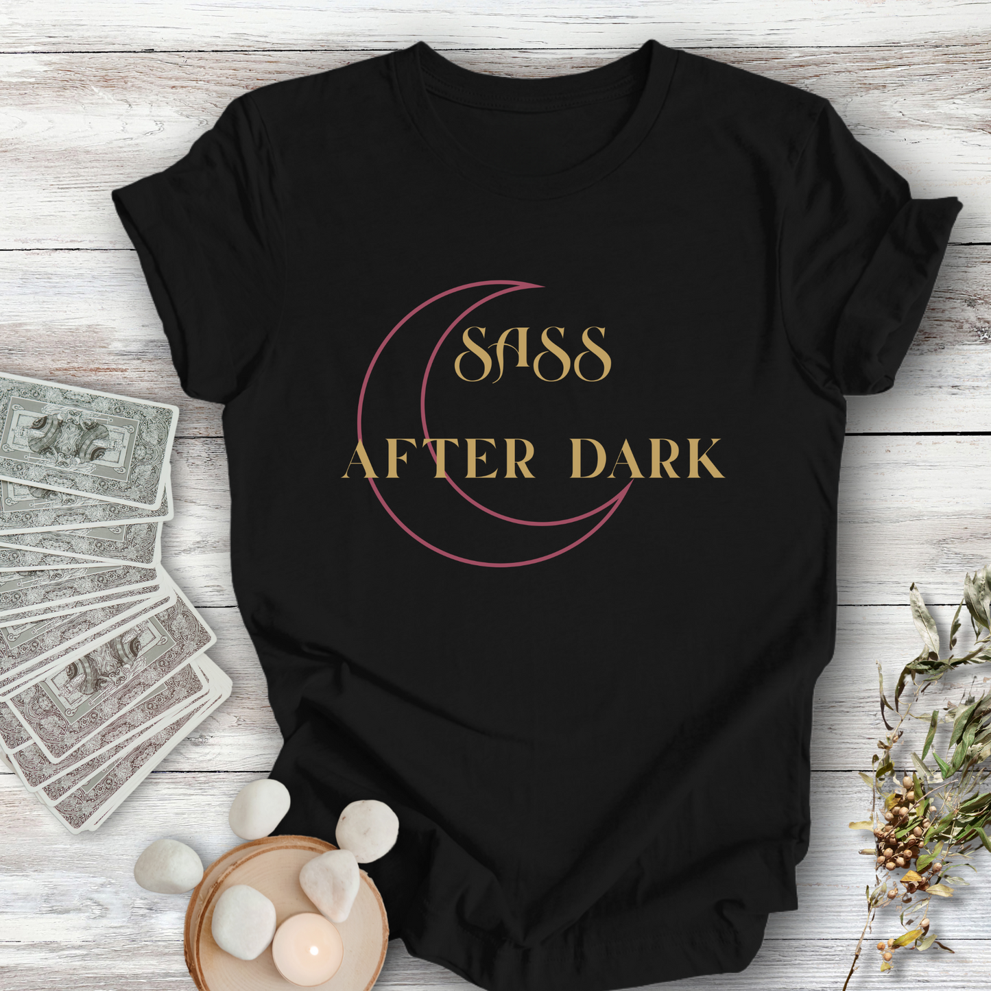 SASS After Dark... Sassy Dark Mode T-shirt