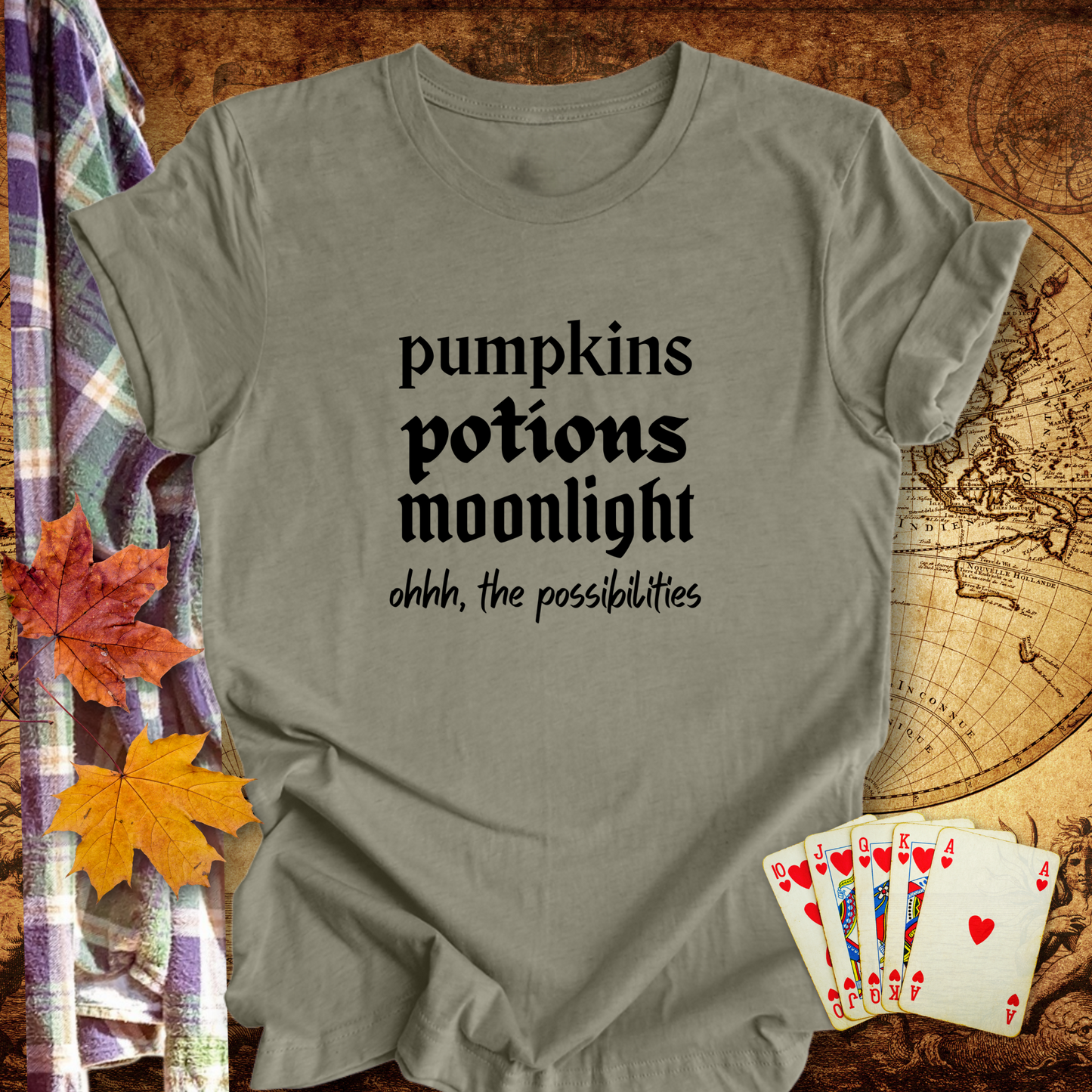 Pumpkins, Potions, Moonlight ...Sassy Tee