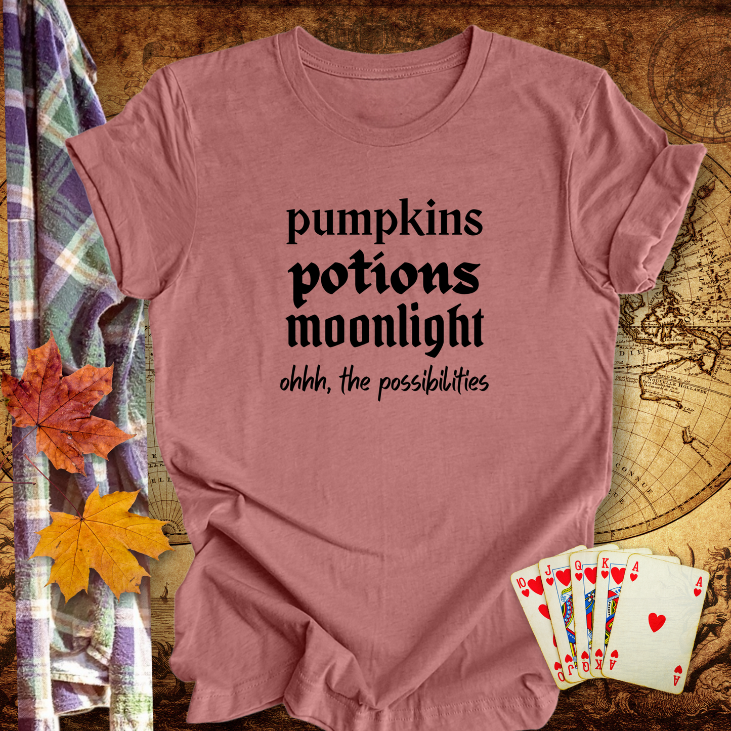 Pumpkins, Potions, Moonlight ...Sassy Tee