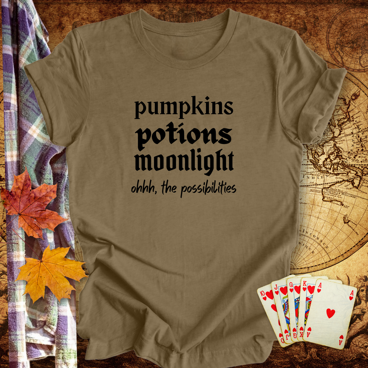 Pumpkins, Potions, Moonlight ...Sassy Tee