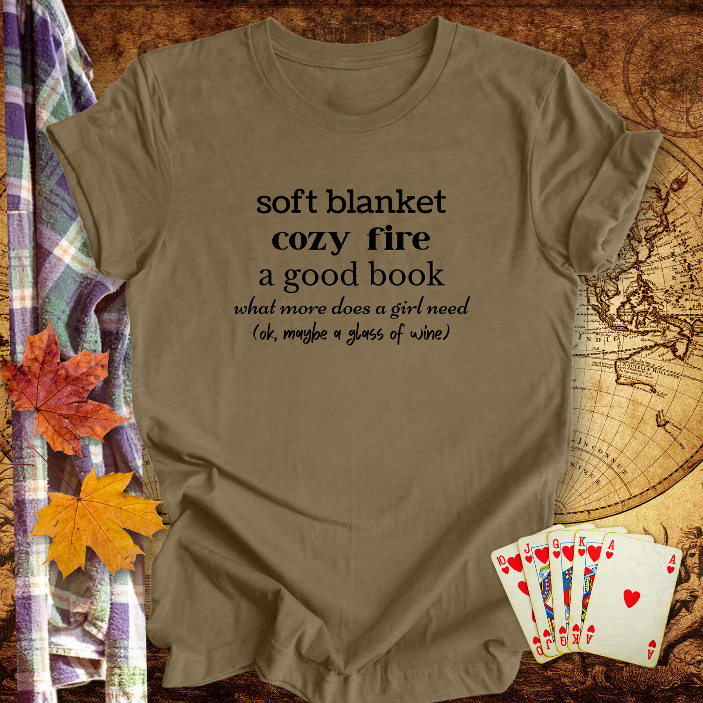 Soft Blanket, Cozy Fire ...Sassy Tee