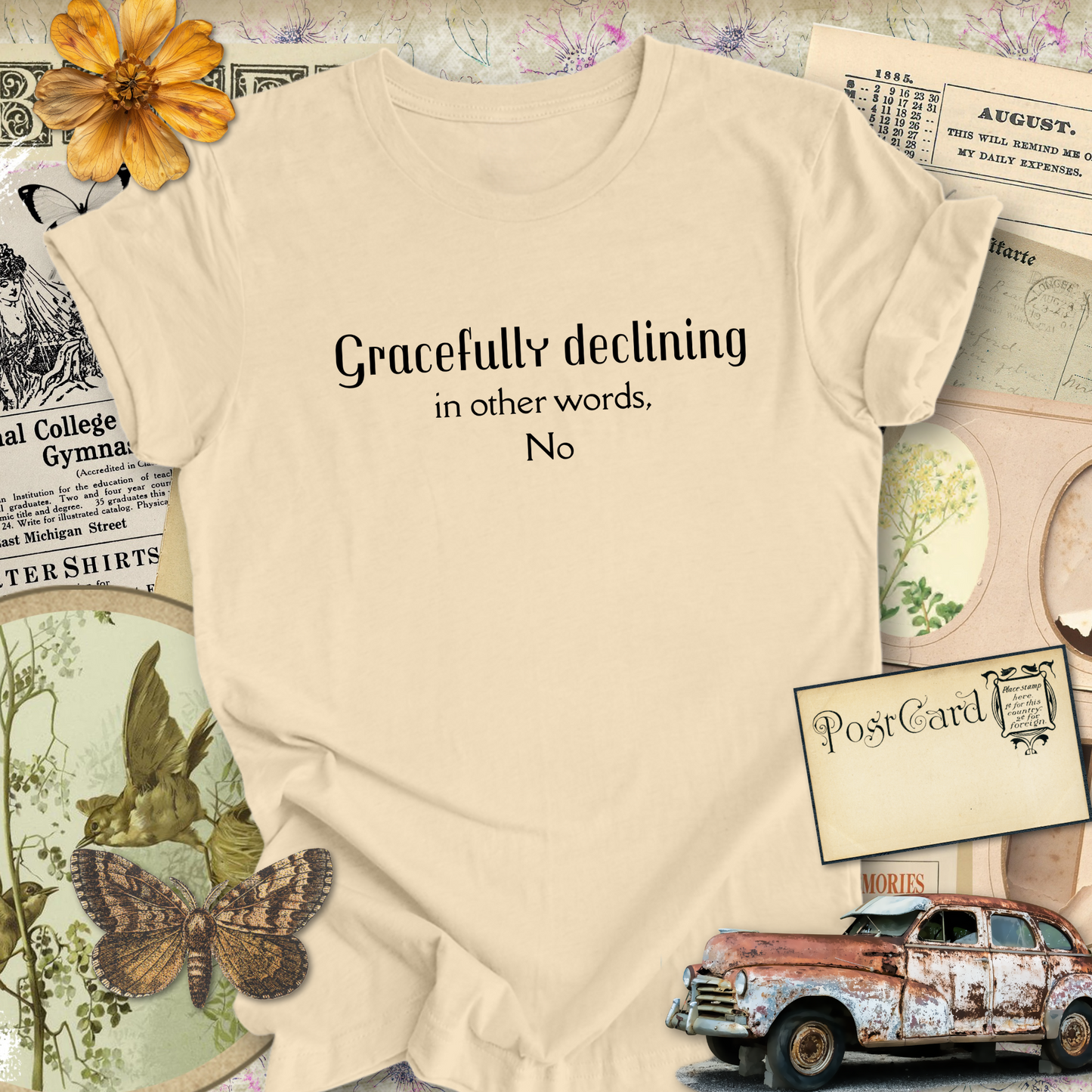 Gracefully Declining...Sassy Tee