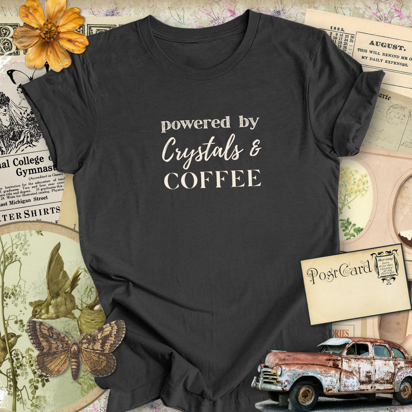 Powered By Crystals...Sassy Tee