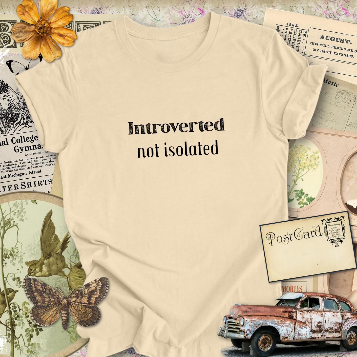 Introverted, Not Isolated...Sassy Tee