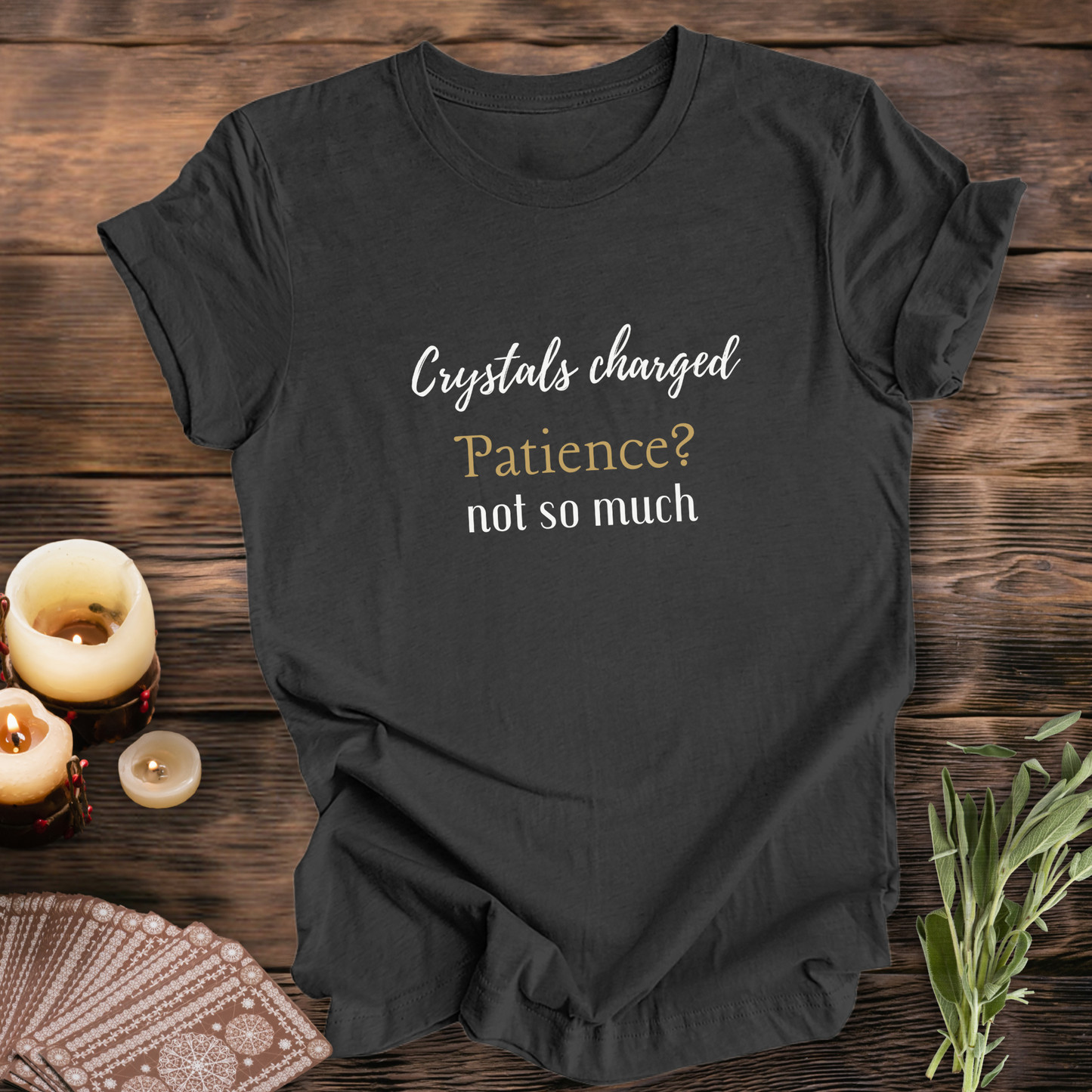 Crystals Charged...Sassy Tee