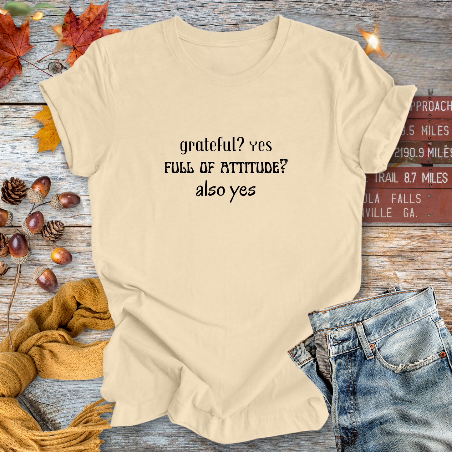 Grateful with Attitude...Sassy Tee