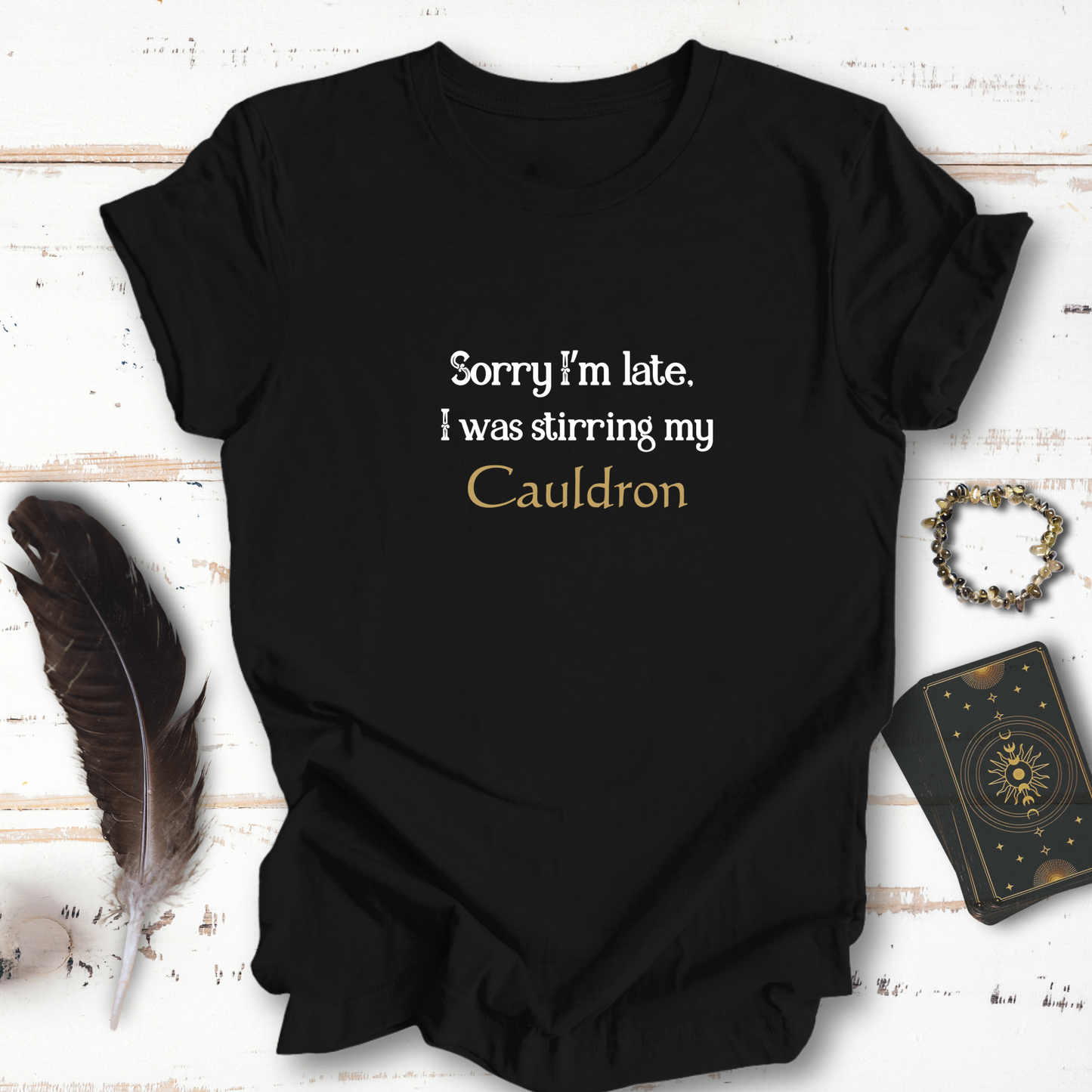 Sorry I'm Late ... Sassy Dark Mode T-shirt