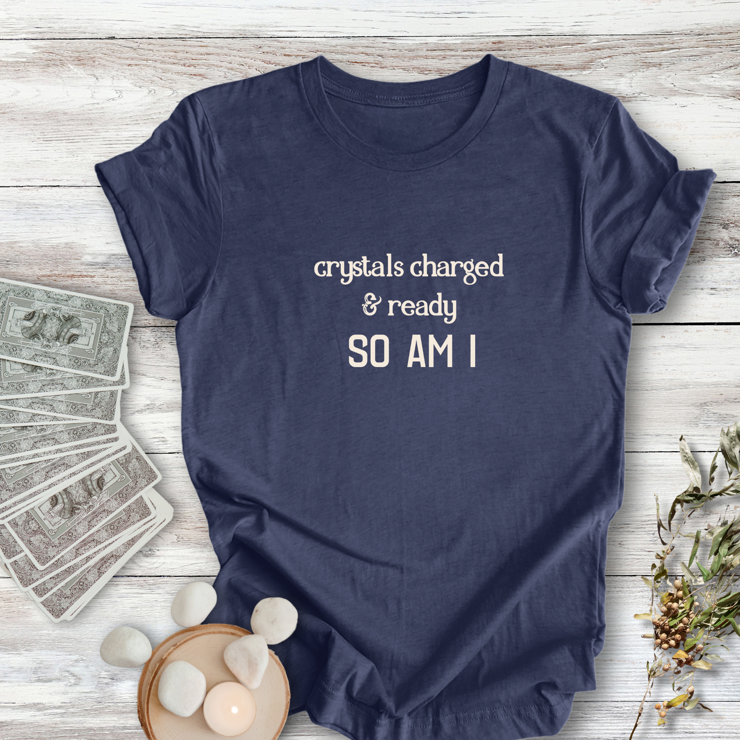 Crystals Charged & Ready ... Sassy Tee