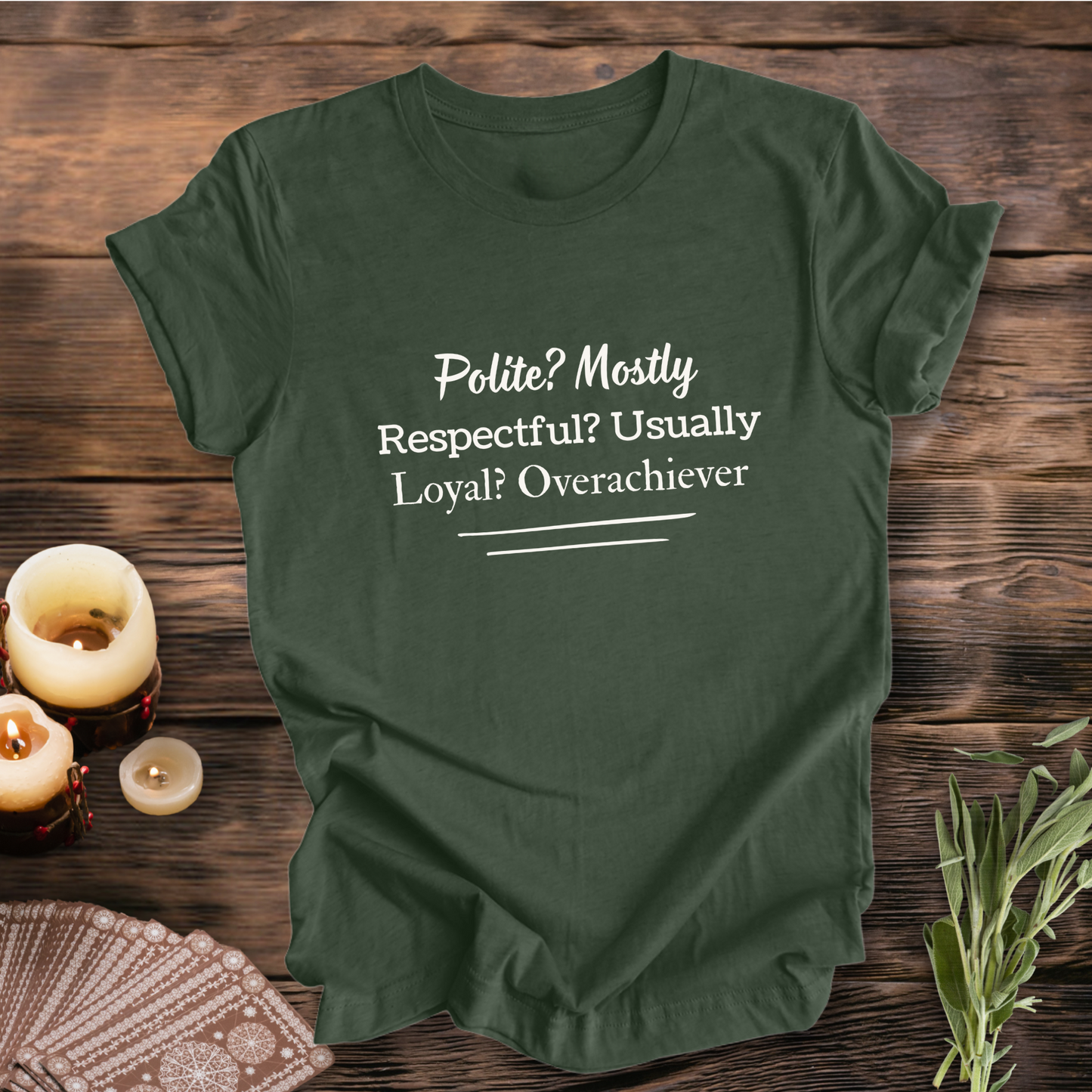 Polite? Mostly ... Sassy Tee