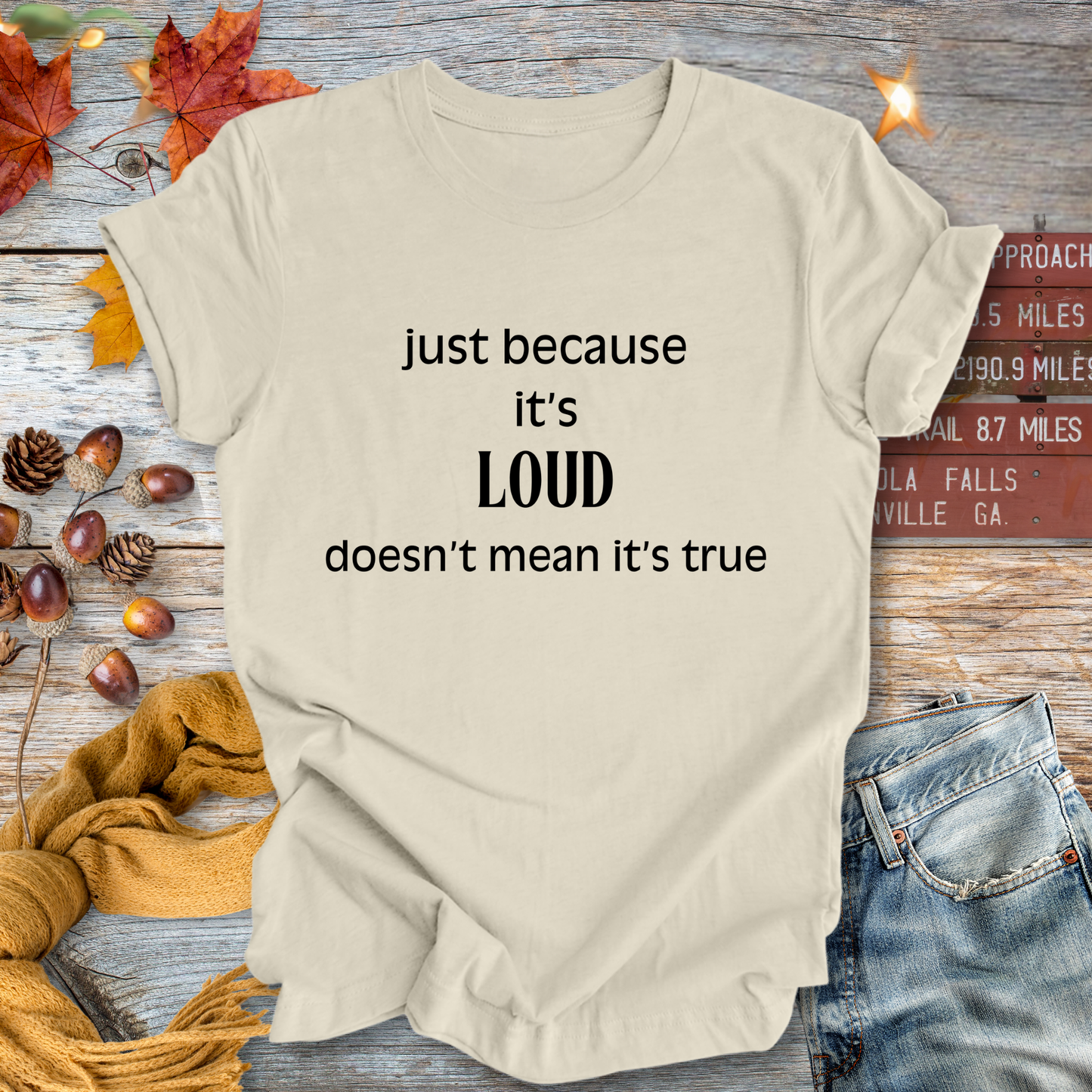 Just Because it's Loud ... Sassy Tee