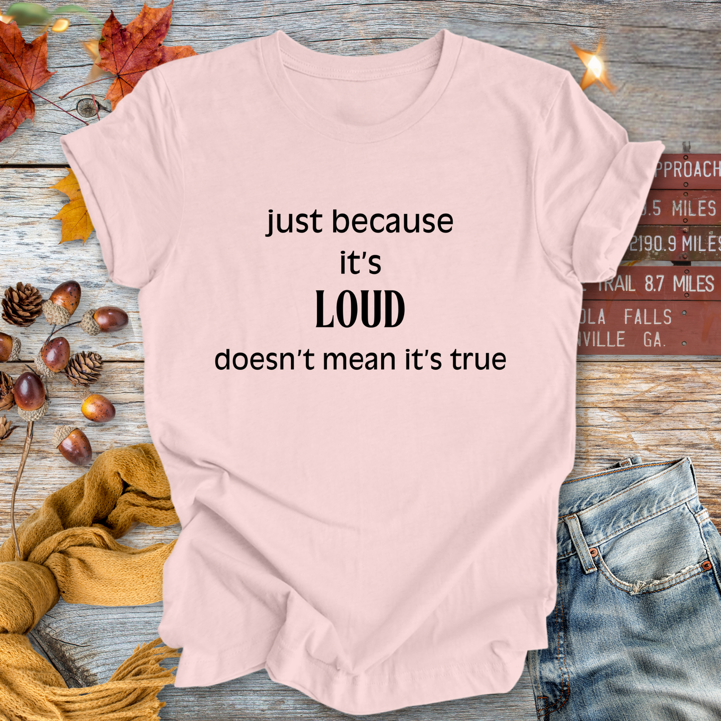 Just Because it's Loud ... Sassy Tee