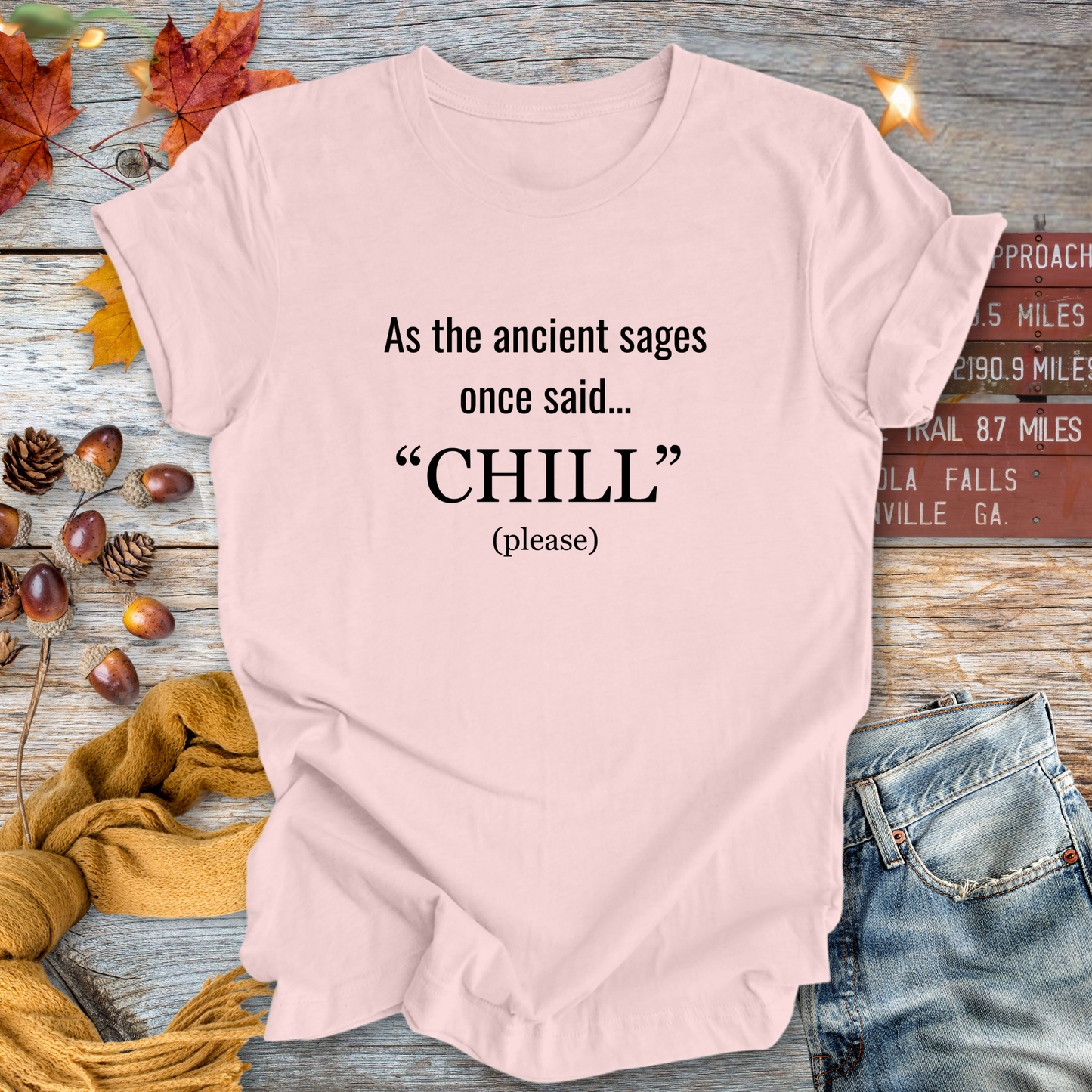 Ancient Sage Says Chill ... Sassy Tee