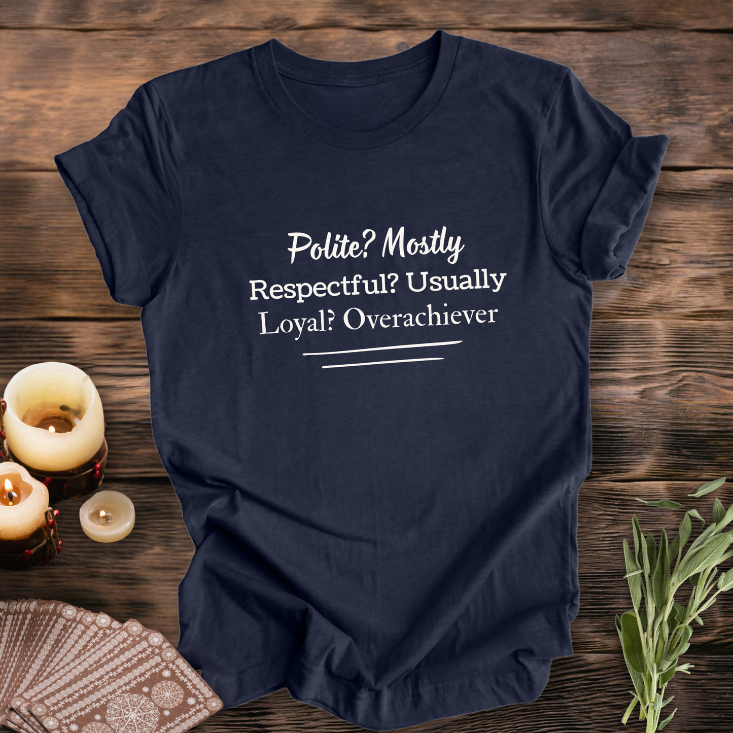 Polite? Mostly ... Sassy Tee