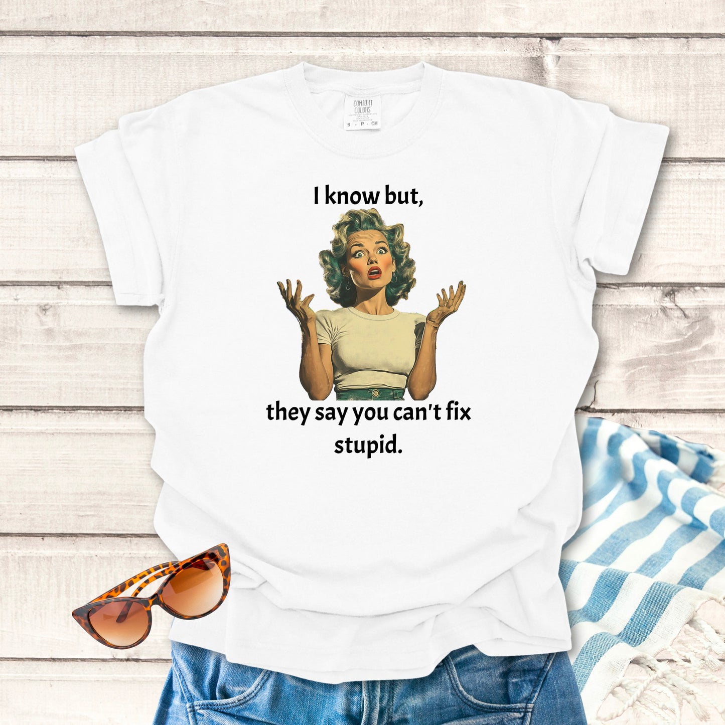 Can't Fix Stupid... Sassy T-shirt