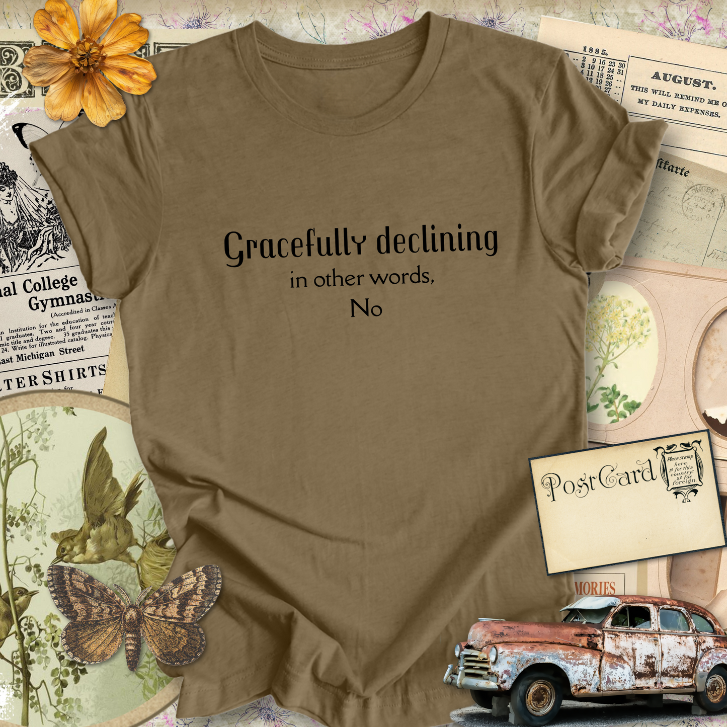 Gracefully Declining...Sassy Tee