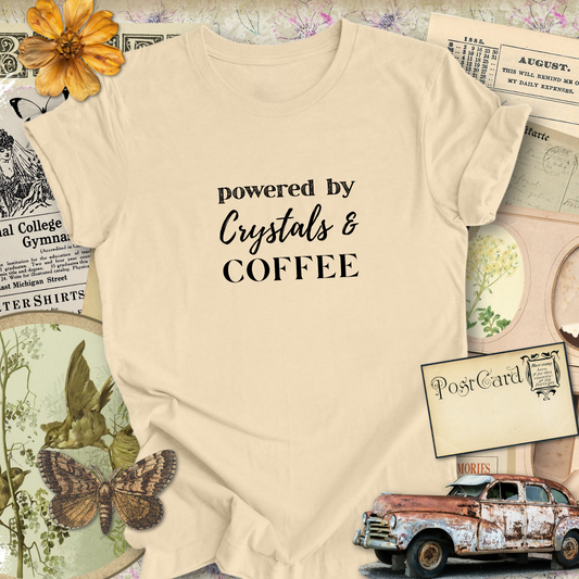 Powered By Crystals...Sassy Tee