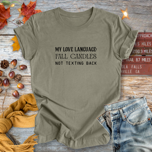 Fall Love Language...Sassy Tee