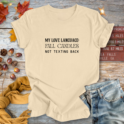 Fall Love Language...Sassy Tee