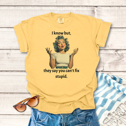 Can't Fix Stupid... Sassy T-shirt