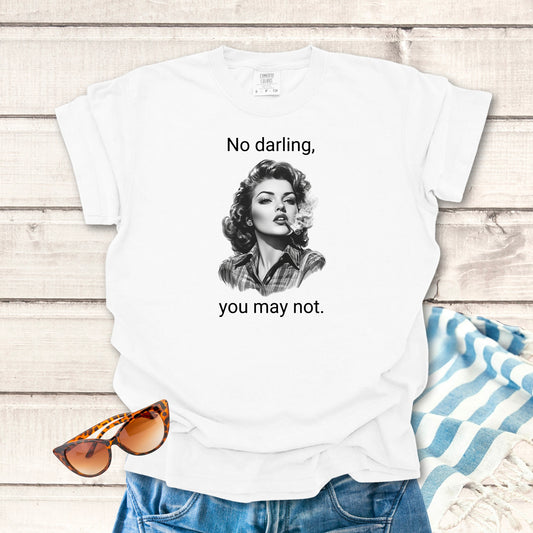 No Darling, you may not... Sassy T-shirt
