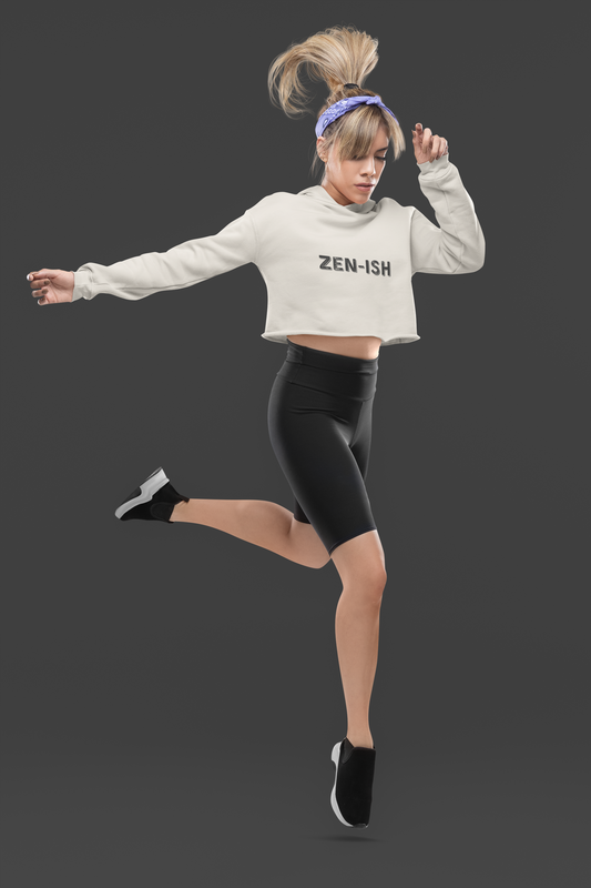 ZEN-ISH ...Cropped Hooded Sweatshirt
